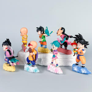 7 pièces/ensemble Jouet en PVC d'anime Super Saiyan Version Q Modèles d'ornements Figurine d'action - Product Image 2