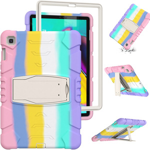 Étui de protection robuste en <span class=keywords><strong>silicone</strong></span> coloré pour <span class=keywords><strong>tablette</strong></span> militaire, avec support pliable, pour <span class=keywords><strong>Samsung</strong></span> Galaxy Tab <span class=keywords><strong>S5e</strong></span> 10.5 T720/T725 - Product Image 3