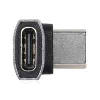 VCOM USB-C-Adapter 90 Grad USB4 Typ-C-Stecker Männlich zu Weiblich 240W 40Gbps für Mobiltelefon Laptop Synchronisation