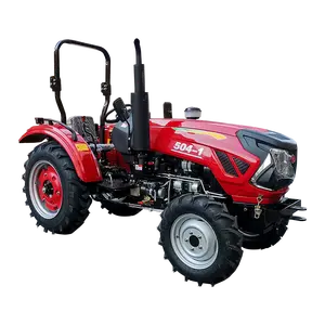 Multifungsi Agricolas 4wd Tractores Petani Traktor Pertanian Kompak Pertanian Kecil Pertanian 4X4 Traktor Pertanian Mini