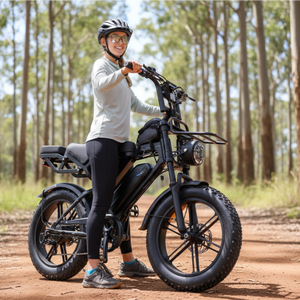 Bicicleta Eléctrica Urbana Aus V20 Pro, Ebike de 20*4 Pulgadas, Bicicleta Eléctrica Rápida para un Estilo de Vida Ecológico, Ebike con Llantas Gruesas, Almacén en el Extranjero - Product Image 1