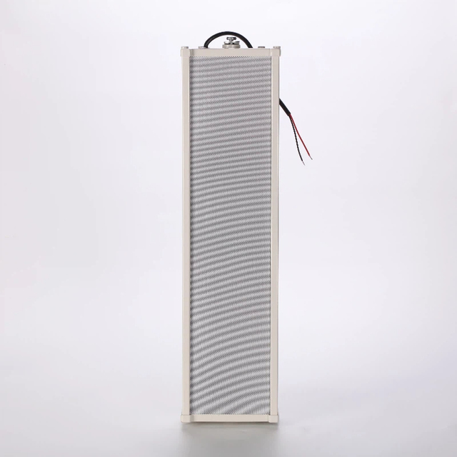 620 10-30W PA Two-way Commercial Audio Column Premium Metal Outdoor Speaker 100Hz-20kHz Frequency Range 8 Impedance for Plazas