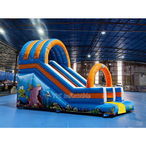 Château gonflable de toboggan gonflable de haute qualité Combo Ocean Theme Seal World <span class=keywords><strong>Maison</strong></span> de rebond gonflable avec toboggan à vendre - Product Image 4