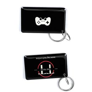 Porte-clés NFC personnalisé GSC avec logo pour les réseaux sociaux, partage par simple pression, étiquette RFID en époxy étanche pour carte de visite numérique 13,56 MHz - Product Image 4