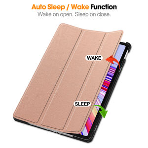 Múltiples colores de lujo tri-fold sólido duro PC Flip Cover Funda de cuero para redmi <span class=keywords><strong>pad</strong></span> Pro 5g Tablet cover Accesorios inteligentes - Product Image 2