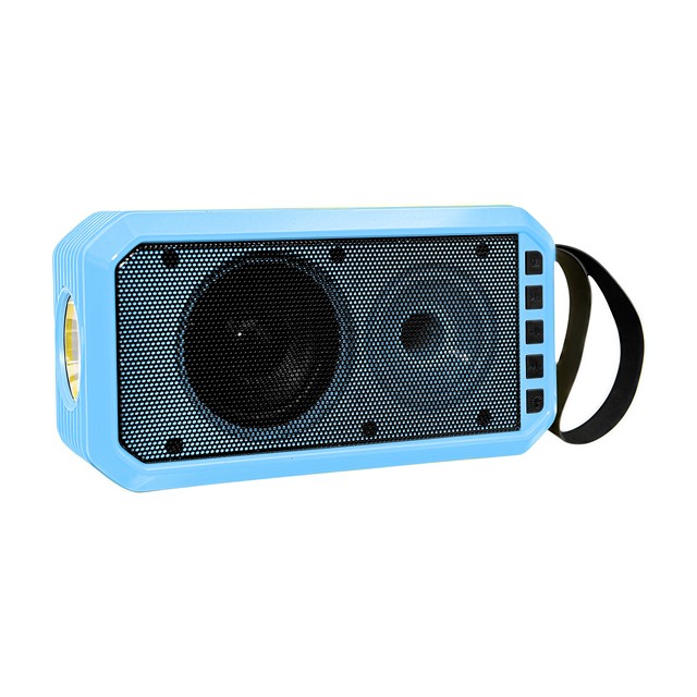 Hot Selling RGB Light Wireless Party Sound Box Europe Radio Bocinas Active Portable BT Music Speaker Flashlight for Home Decor