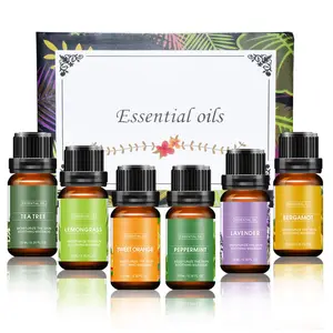 100% Pure Organic Restore Balance And Wellness Essential Oils Gift Set