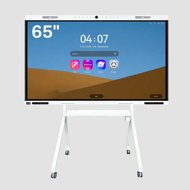 65inch 4K Interactive Display Android 14 Smart Board with HDM-I OUT and Meeting Software Smart Teaching Board for Kids