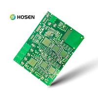 Servicio de ensamblaje de PCB HDI de 10 capas enterradas, fabricante industrial masivo de PCBA, proveedor de electrónica de China, superficie ENIG de 1.6mm