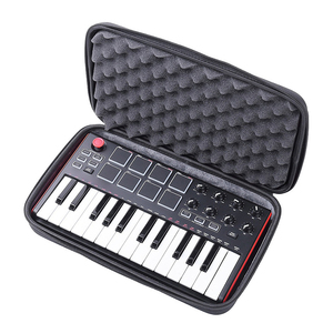Support de réception <span class=keywords><strong>AKAI</strong></span> <span class=keywords><strong>MPK</strong></span> <span class=keywords><strong>Mini</strong></span>, étui noir, housse de protection, boîte pour clavier, matériau EVA, portable, Chine, MOQ 500 pièces - Product Image 2