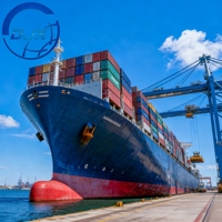 Grand agent d'expédition de fret maritime et de stockage de marchandises de Chine vers l'Europe, l'Australie et le Royaume-Uni par voie maritime LCL+Express DDP