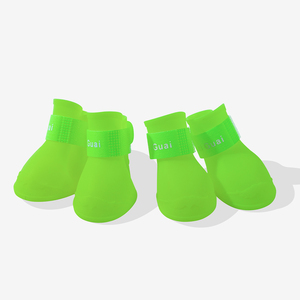 Botas de Lluvia para Perros con Logotipo Personalizado al por Mayor, Impermeables, Antideslizantes, Duraderas, Protectoras de Patas, para Caminar al Aire Libre en Verano - Product Image 1