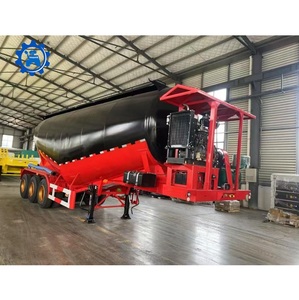 Truk pengaduk semen Semi Trailer semen curah semen pada Trailer <span class=keywords><strong>Mixer</strong></span> beton semen Trailer