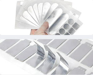 Autocollants ronds auto-adhésifs en aluminium argenté, bouchons de sécurité pour bouteilles, tubes de dentifrice et de nettoyant pour le visage - Product Image 4