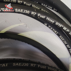 Sae J30 R6 R7 R10 3/8 "5/8 Inch Ống Cao Su Dầu Chịu Mài Mòn Ống Sợi Bện Nhiên Liệu Hose 1/2 Inch 1 Inch 5/16 Inch - Product Image 5