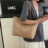 Tas Tangan Wanita Kapasitas Besar Bahan Kulit PU, Tas Tote Mewah untuk Wanita, Tas Tote Wanita Kapasitas Besar