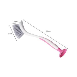 Brosse de nettoyage verticale à long manche, détachant multifonctionnel pour la maison, brosse de cuisine avec ventouse - Product Image 2