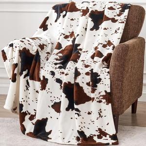 Beige <b>Black</b> Leopard Print Pink Flannel Blanket <b>Throw</b> Blanket Nap Blanket Machine Washable Fade Resistant <b>for</b> <b>Bed</b> Sofa Couch YH-M - Product Image 2