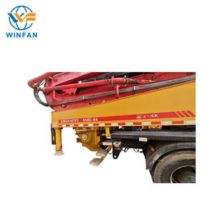 Camion pompe à béton diesel Sany SYM5449THB 560C-8A d'occasion, flèche de 56 m, véhicule de pompage de ciment haute pression, moteur OM470LA.6-56 - Product Image 4