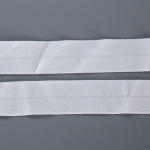 <span class=keywords><strong>Banda</strong></span> Elástica de Nailon de 2 cm de Color Sólido con Borde Plegable para Puños de Chaqueta y Bandas de Manga, para Prendas con Protección Solar - Product Image 1