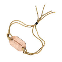 Bracelet en bois écologique personnalisé avec puce RFID, cordon en nylon et étiquette en bois pour clés d'hôtel