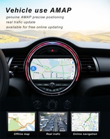 Mini Cooper F55 F56 GPS Navigation autoradio OEM commande au volant 10.25 écran tactile Android 11 9 lecteur CD tableau de bord