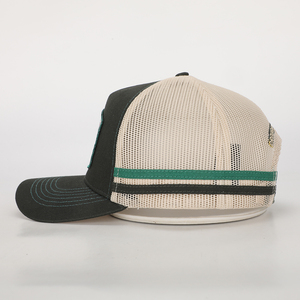 Tùy Chỉnh Chất Lượng Cao Dệt Vá Cá Nhân Trucker Mũ Với Sọc Gorras Lưới Người Đàn Ông Trucker <span class=keywords><strong>Hat</strong></span> Thời Trang - Product Image 3