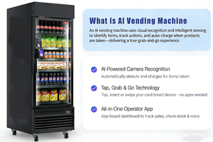 Máquina Expendedora Inteligente Conectada a la Nube con IA las 24 Horas, con Monitoreo Remoto, Venta Minorista Desatendida para Refrigerios y Bebidas, Pago con Tarjeta - Product Image 4