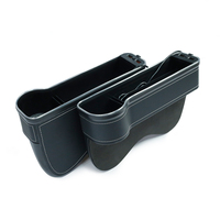 Pu cuir Auto Console Gap Filler multifonctionnel organisateur siège de voiture côté Gap USB stockage