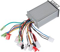 Contrôleur de vitesse à 2 modes en aluminium pour moteurs CC sans balais 36-64V 400W pour véhicules électriques et motos