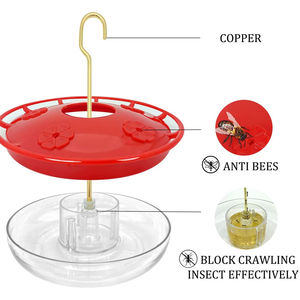 Comedero para Pájaros Suspendido de Plástico con Fuente de Agua para Uso en Exteriores, Fácil de Limpiar y Rellenar - Product Image 4