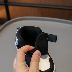 Chaussures de sport pour bébé en cuir ultrafilm d'hiver, chaussures de sport pour enfants, fermeture à scratch, unisexe, gris ombre, <span class=keywords><strong>basket</strong></span>-ball, légères - Product Image 4