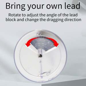 107mm 124mm mar direccional ajustable pesca curricán disco de buceo pesca Walker Downriggers Dipsy Diver - Product Image 4