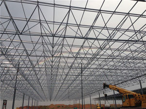 Estructura Metálica Prefabricada de Acero Ligero para Construcción de Techos de Centros Comerciales, Fábricas y Almacenes, con Servicio de Corte y Doblado - Product Image 1
