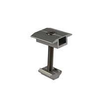 Accessoires d'installation à bas prix support solaire pince intermédiaire solaire pince d'extrémité pour le montage d'un panneau solaire