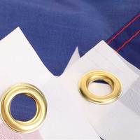 Aozhan Vente en gros Impression double face personnalisée dropshipping Drapeaux tchadiens Taille personnalisée 100% Polyester Drapeau du Tchad