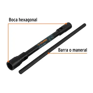 Clé à douille hexagonale BOX 1 Artillery 1-1/8 x 7/8', TRUPER - Product Image 1