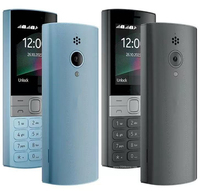 Teléfono Móvil 2023 Desbloqueado de Fábrica, Doble SIM GSM 150, Teclado en Árabe, Ruso, Hebreo, Compatible con Español, Francés, Conectividad BT, Alemán