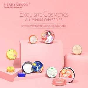 60ml Customized logo Printing Cosmetic Aluminum Cream Jar Cosmetic Tin Containers Aluminum Cosmetic Jar - Product Image 2