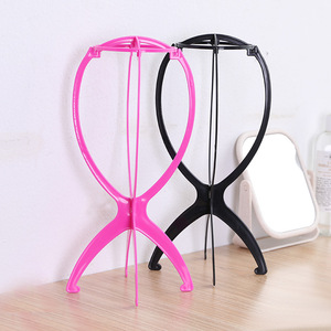 Wig Display Stand Plastic Portable Detachable Wig Holder For Women Hair <b>Accessories</b> - Product Image 4