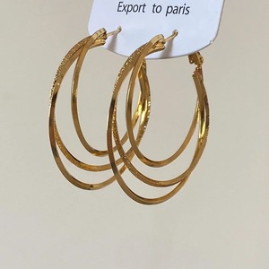 BMYF010-DZ Exaggerated Three-layer Hoop Earrings Simple Fashion <strong>Loop</strong> Earrings for Women Trendy Fashion Jewelry Classic Gifts - Product Image 6