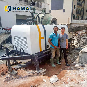 Bomba de Concreto Portátil Pequeña Totalmente Automática de 30 m/h, Remolcable, con Motor Diésel Weichai de Alta Eficiencia en Venta - Product Image 2