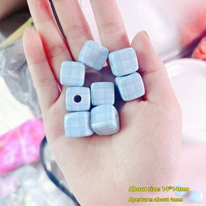 ลูกปัดกลมหลากสีขนาด 14 มม. ทำจากลูไซต์ ขายส่งสำหรับงาน DIY วัสดุทำเครื่องประดับ - Product Image 6