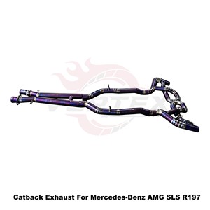 Vortex Racing Purple Titanium <b>Exhaust</b> System For Mercedes-Benz AMG SLS R197 2011-2025 Lightweight Part - Product Image 3