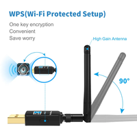 Adaptateur Wi-Fi USB double bande 600 Mbps pour ordinateur 5B10