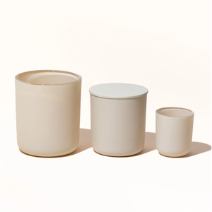 Portacandele in Vetro Opaco Colorato Aura da 12oz e 14oz con Fondo Curvo per Candele Quotidiane, Ideale per la <span class=keywords><strong>Casa</strong></span> - Product Image 6