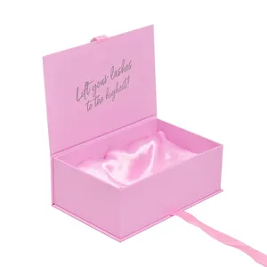 Preroll Packaging Cajas De Zapatos Carton Para Regalo Cajas De Embalaje Pink Gift Box With Ribbon Closure Paper Box Packaging