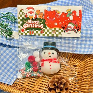 Jouet Squishy en Plastique Patte de Chat Père Noël à Remontée Lente, Anti-Stress Sensoriel pour Enfants et Adultes - Product Image 3