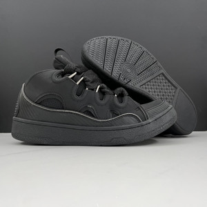 Zapatillas Deportivas de Diseñador con Cordones Lanvin para Hombre y Mujer, Estilos Casuales de Moda, Forro de Malla, Cómodas para Caminar y Aumentar la Estatura - Product Image 2