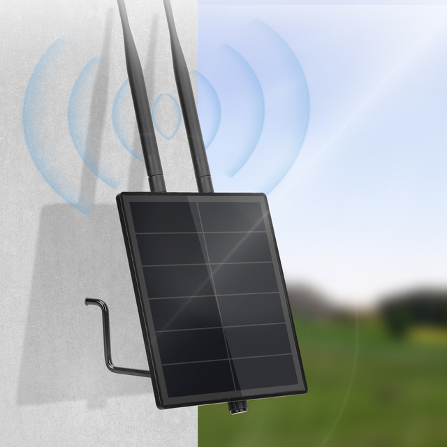 Wireless Communications Meshtastic Gateway Lora Node with Efficient Solar Charger and 915mhz/868mhz Antenna Lora Module Rak4631